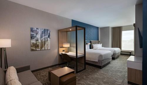 Queen Suite with Two Queen Beds and Trundle Sofa