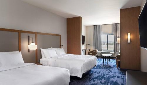 Queen Suite with Two Queen Beds and Sofa Bed