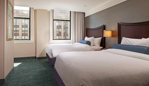 Queen Suite with Two Queen Beds and Trundle Sofa