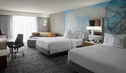 Larger Queen Room with Two Queen Beds and Sofa Bed