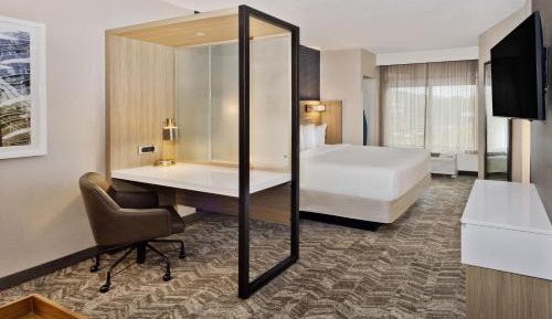 King Suite with Roll-In Shower and Trundle Sofa - Mobility Access/Communication Assistance