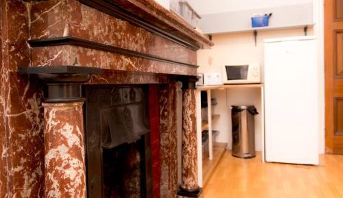 Bunk Bed in Male Dormitory Room with Shared Bathroom