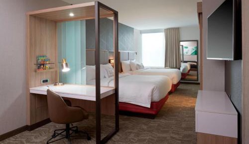 Queen Suite with Two Queen Beds and Trundle Sofa