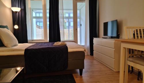 One-Bedroom Apartment with Garden
