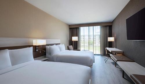 Queen Room with Two Queen Beds and City View