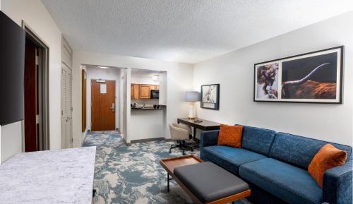 One-Bedroom King Suite with Sofa Bed and Kitchen
