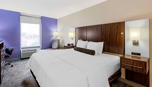 King Room with Mobility Accessible Tub and Sofa Bed