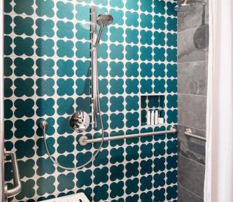 Queen Room with Two Queen Beds and Roll-in Shower - Mobility and Hearing Accessible