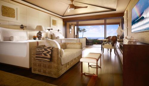 Prime Ocean Front Room with Two Double Beds