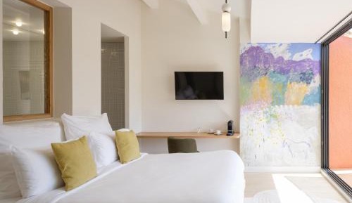 Albères - Double Room with Terrace and Outdoor Bathtub - Mountain View 