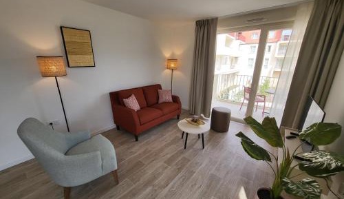 Two-Bedroom Apartment with Balcony