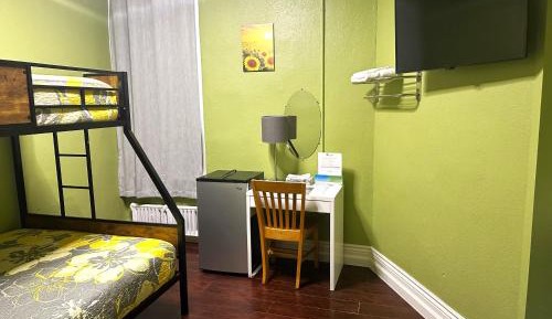 Family Room with Shared Bathroom