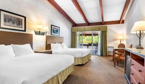Queen Room with Two Queen Beds and Balcony - Non-Smoking/Second Floor