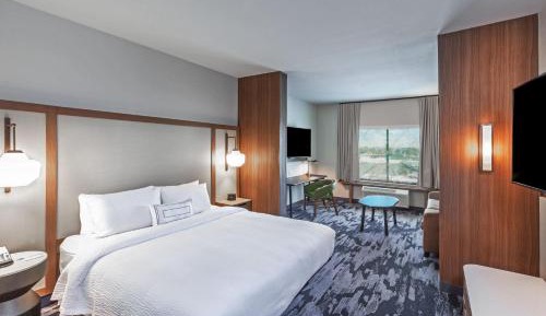 King Suite with Roll-In Shower and Sofa Bed - Mobility Access