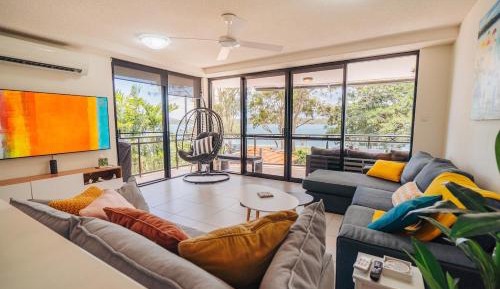 Three-Bedroom Apartment with Water View