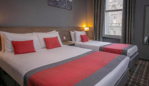 Family Room with Double and Single Beds