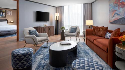 One Bedroom suite with king bed and sofa bed