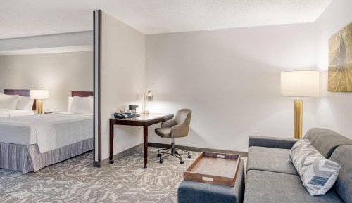 Double Suite with Two Double Beds and Trundle Sofa