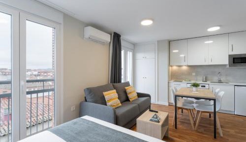 Studio with Balcony
