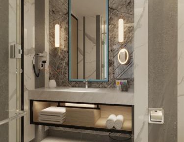 Twin Room with Sofa Bed and City View