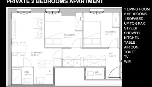 Two-Bedroom Apartment