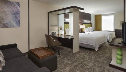 Queen Suite with Two Queen Beds and Trundle Sofa