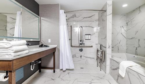 King Suite with Sofa Bed and Roll-In Shower - Disability Access