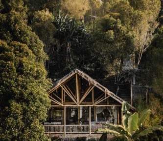 Bamboo Studio Cabin with En-Suite Bath - Mountain View, Mini Bar Refreshment & Breakfast Included
