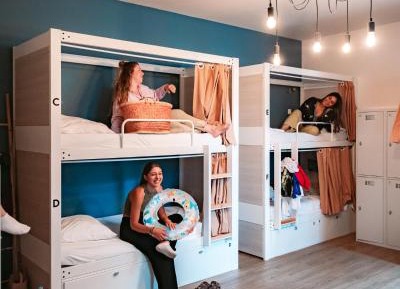 Bed in 4-Bed Female Dormitory Room