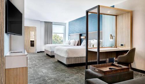 Queen Suite with Two Queen Beds and Trundle Sofa