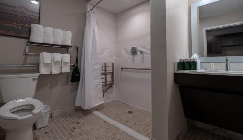 Studio with Two Queen Beds and Roll-In Shower - Mobility and Hearing Accessible