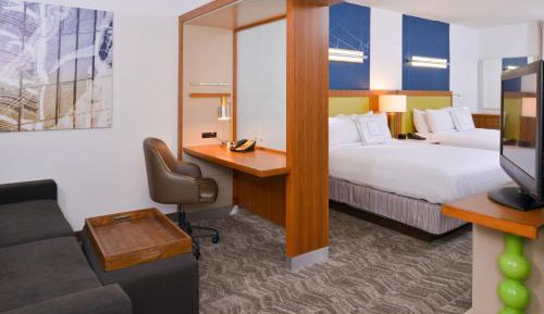 Queen Suite with Two Queen Beds and Trundle Sofa