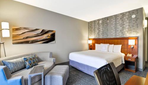 King Room with Roll-In Shower and Sofa Bed - Mobility Access