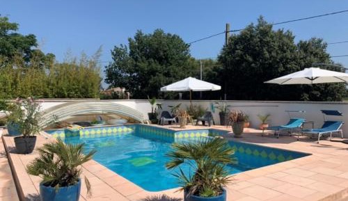 Studio with Pool View