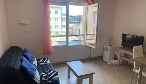 Studio with Pool View