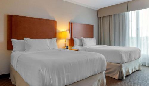 Double Room with Two Double Beds and River View