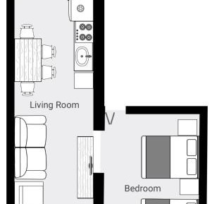 Suite with Mountain View