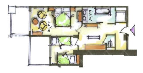 Two-Bedroom Suite with Village View