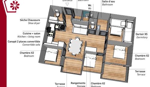 Apartment with Mountain View