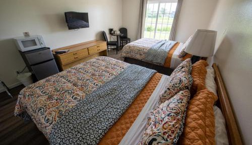 Two Queen Beds - Lower Floor (Dogs Allowed)