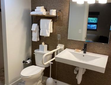 Executive Queen Mobility Accessible with Roll-In Shower