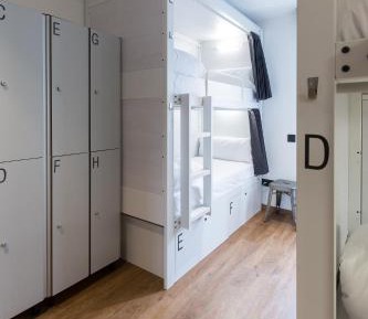 Bunk Bed in Male Dormitory Room 