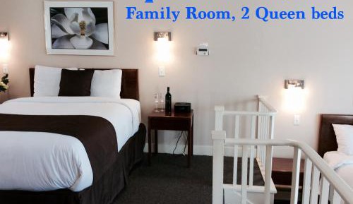 Bi-level Family Room, 2 Queen Beds - Nonsmoking, No pets