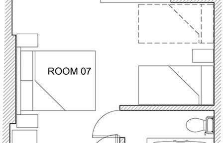 Double Room with Rear View 1st Floor