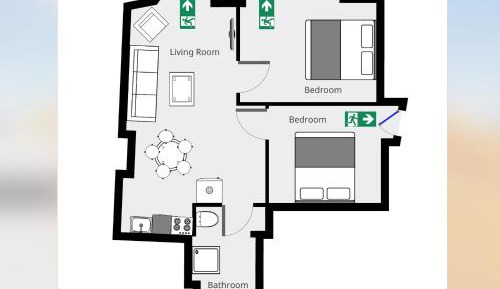 Two-Bedroom Apartment (B)