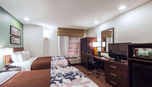 Room with One Queen Bed and One Double Bed - Non-Smoking