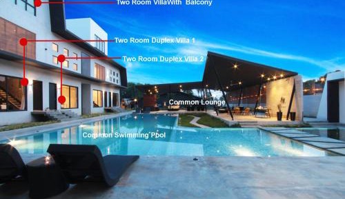 Two Bedroom Villa with Balcony (2nd Floor-Staircase Access Only)