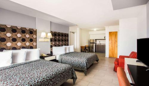 2 Queen Beds, Efficiency, Ocean View, Non-Smoking