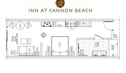 Accessible Premier Studio King Room w/ Sofa, 1st Floor, Non - Pet