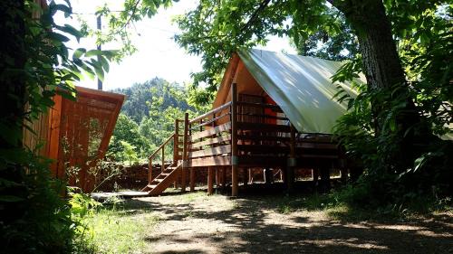 Cabin on stilts